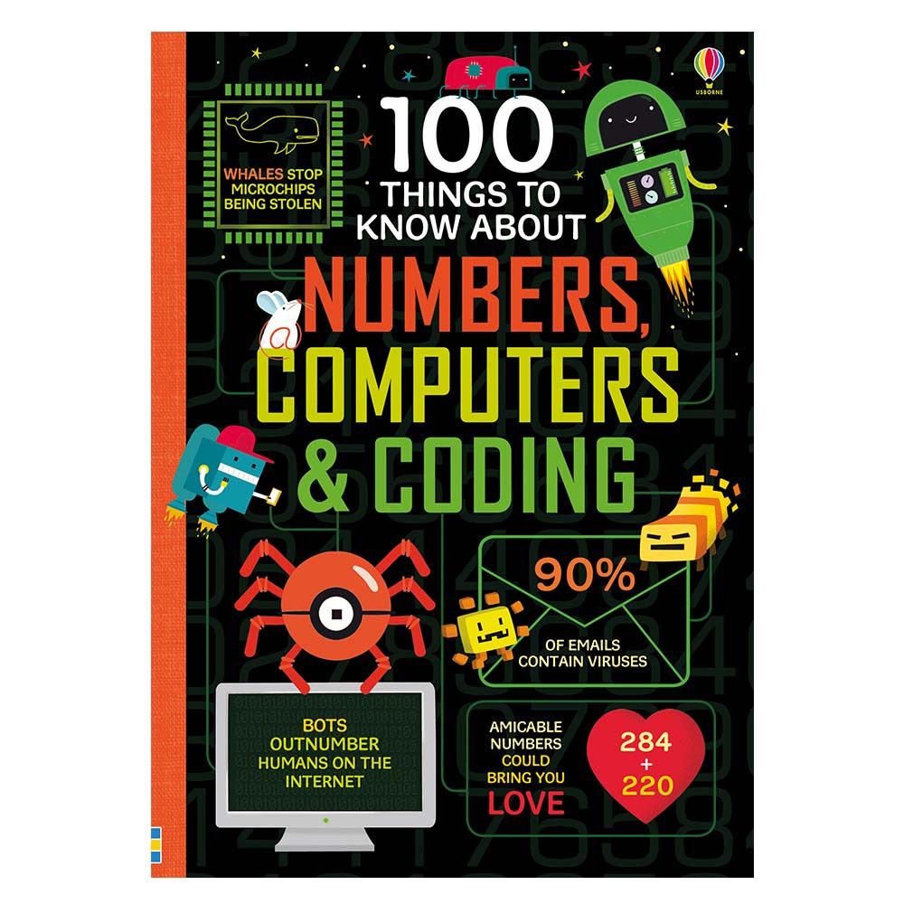 كتاب 100 Things To Know About Numbers Computers Coding من كتب أسبورن