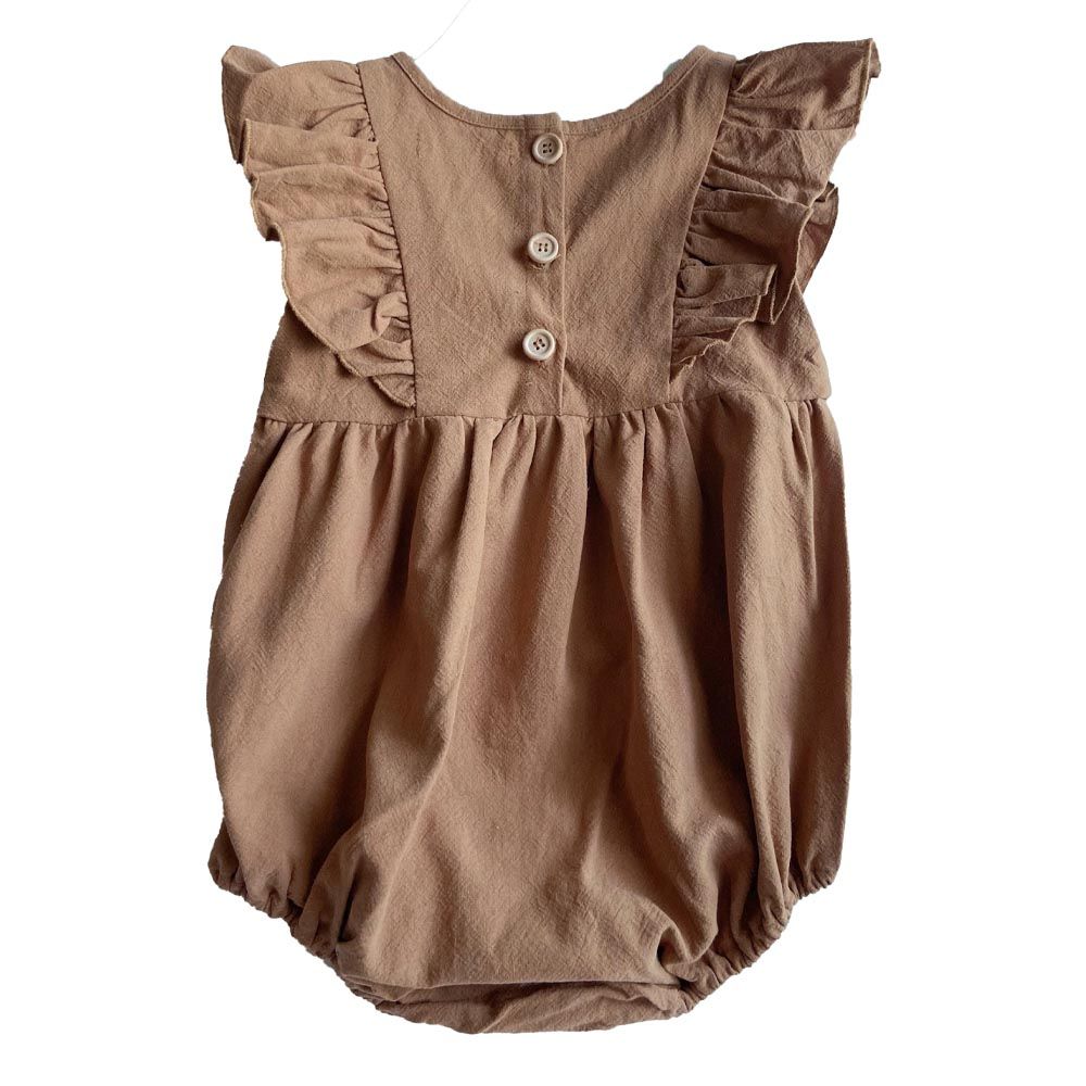 Vanya's Closet - Isabella sleeveless Solid bodysuit - Brown