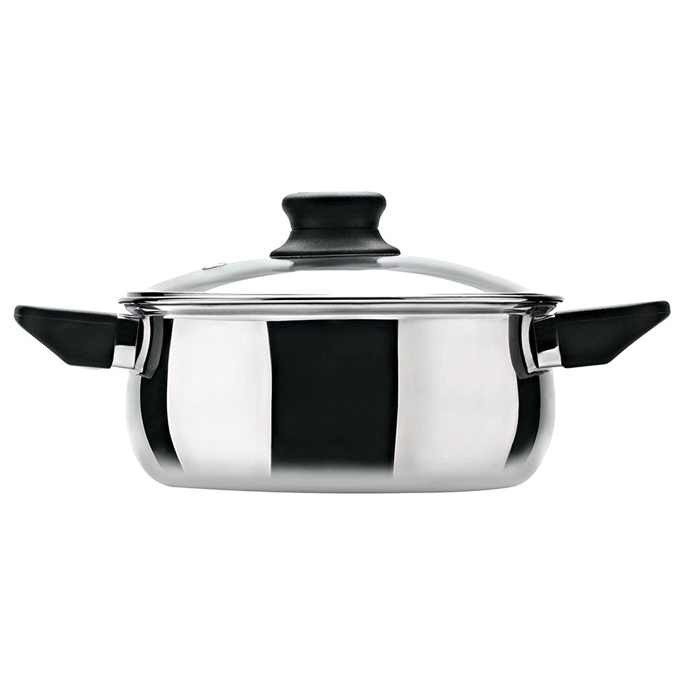 أنجالي - كسرولة فييستا - 1400 مل - فضي