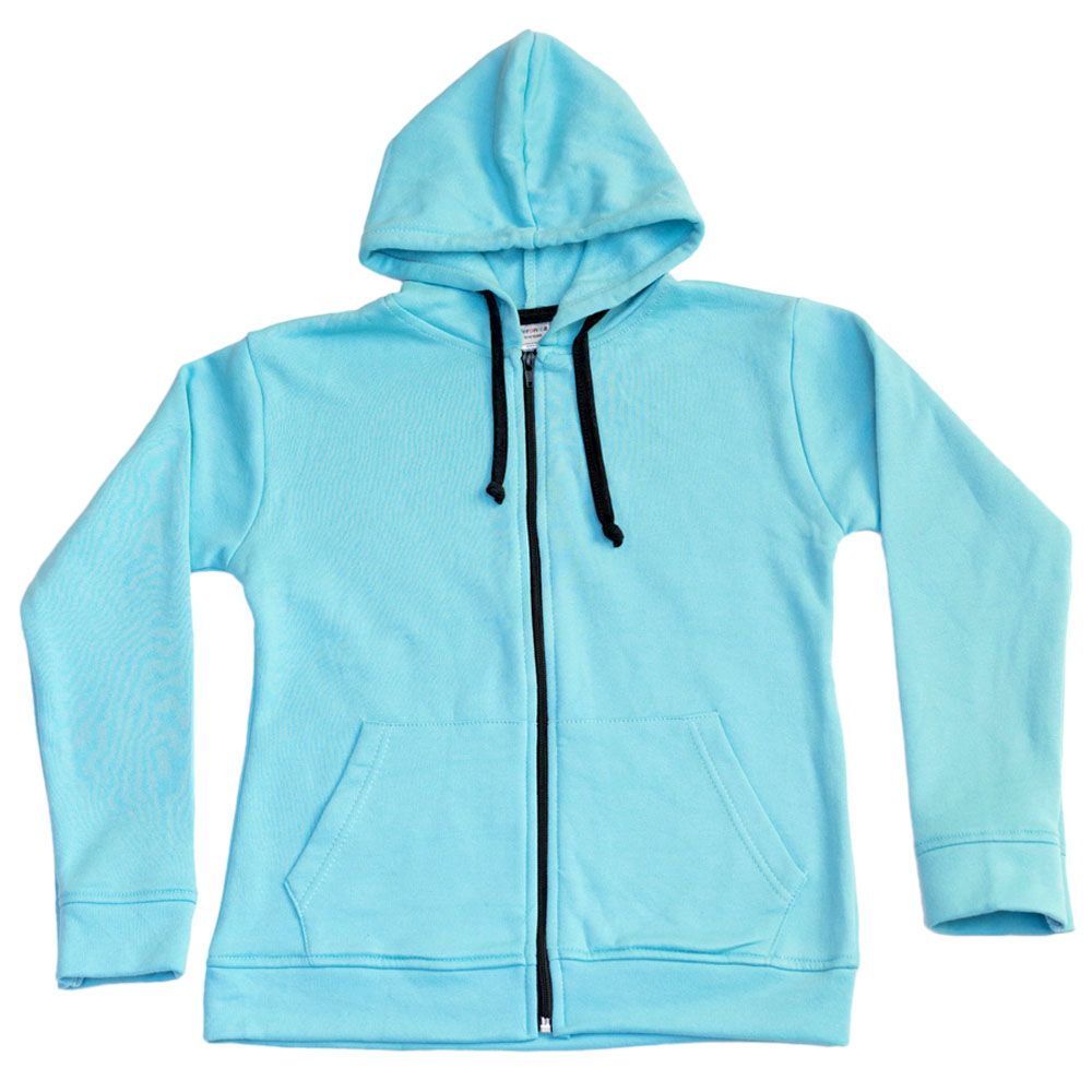 Veronica - Hooded Jacket - Aqua Blue