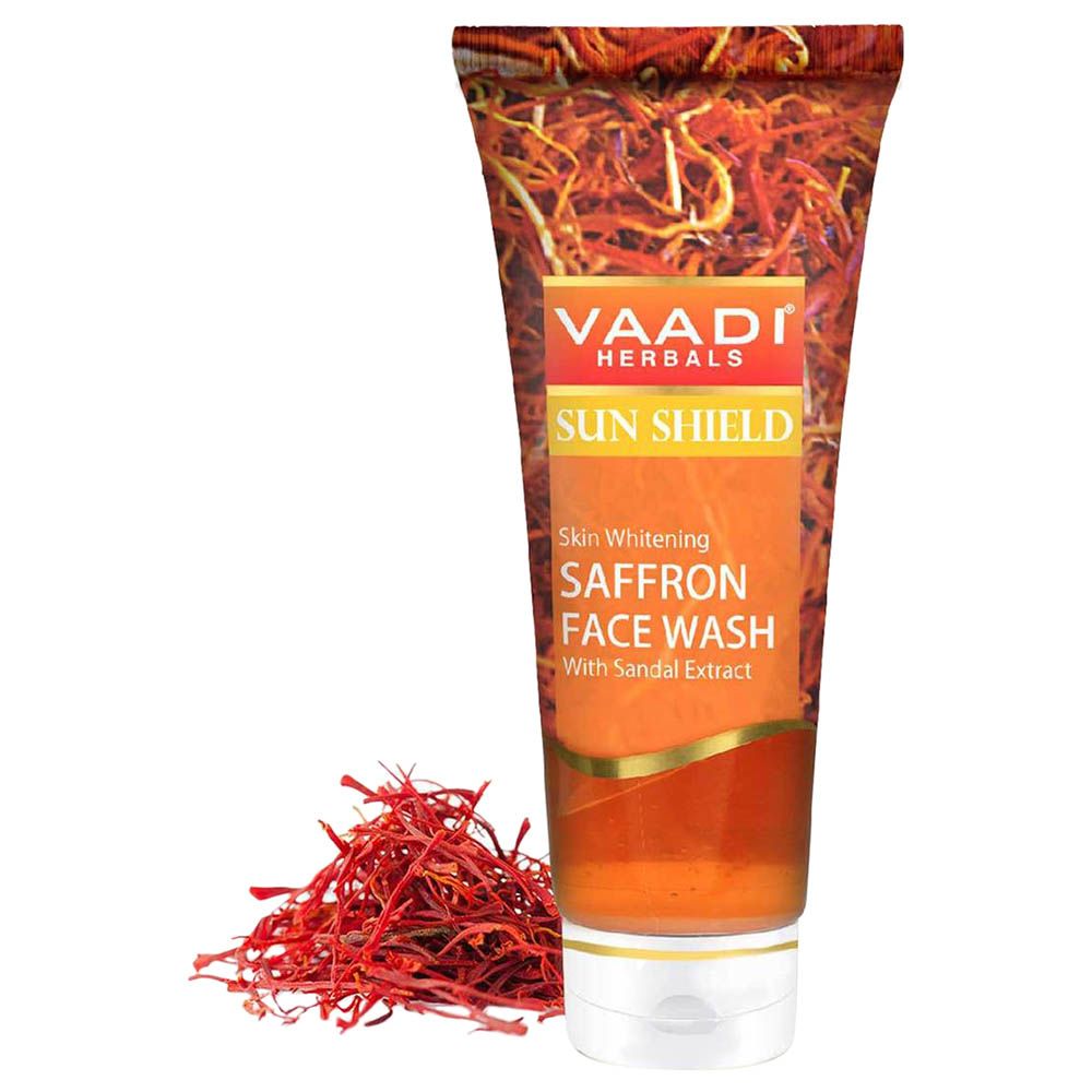 VAADI HERBALS - Skin Whitening Saffron Face Wash - 60ml