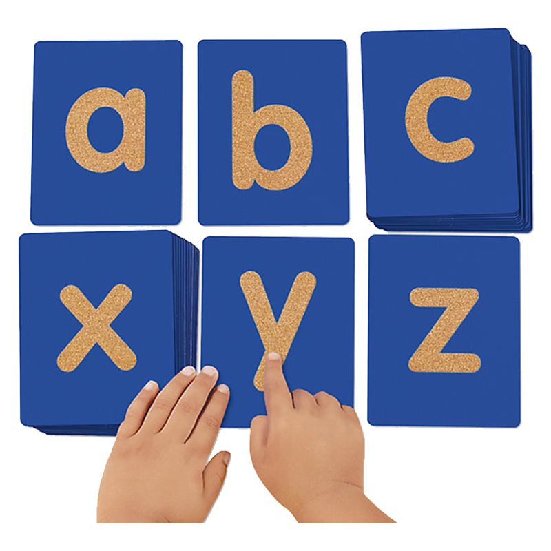 Lakeshore - Lowercase Tactile Letters - Blue