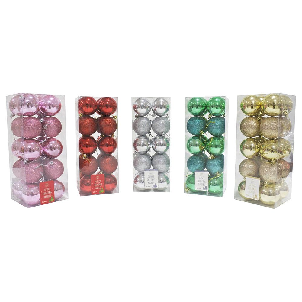 تشامدول - زينة كريسماس - 60 ملم - عدد 20