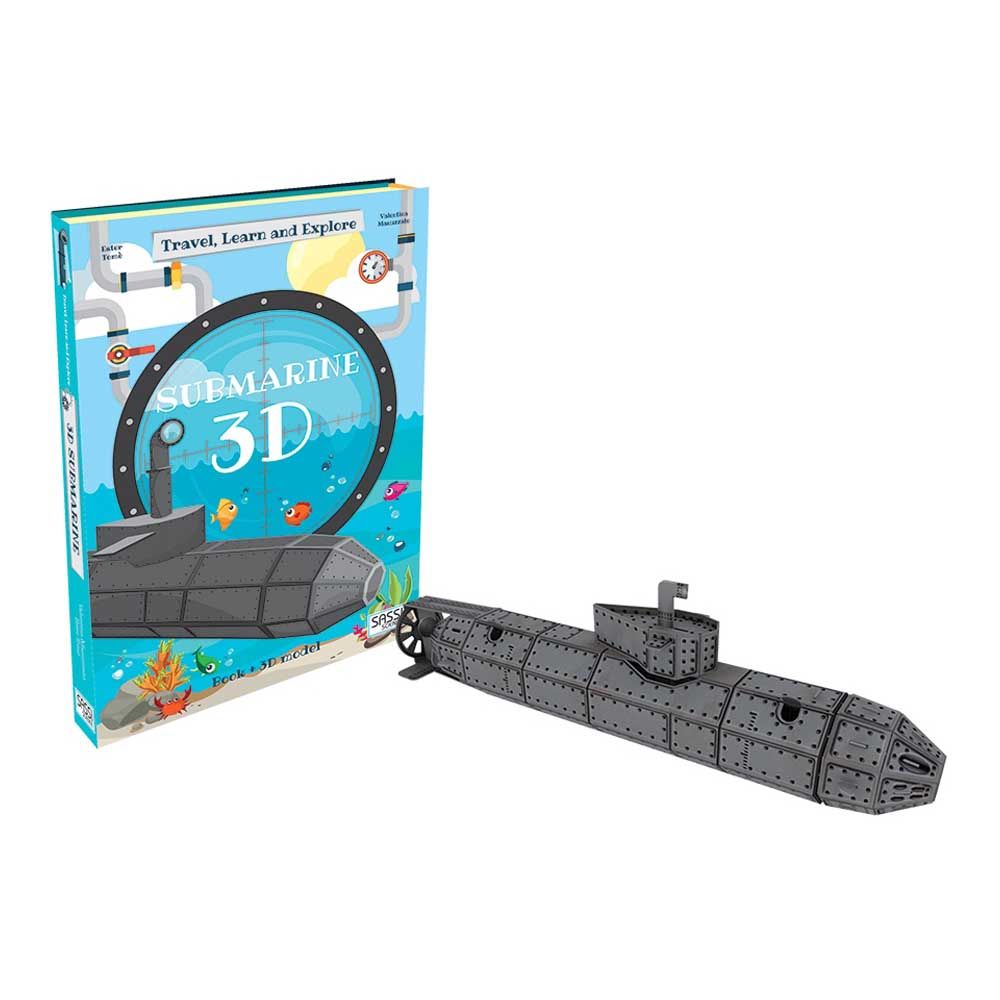 كتاب Travel Learn Explore Submarine 3D من ساسي جونير
