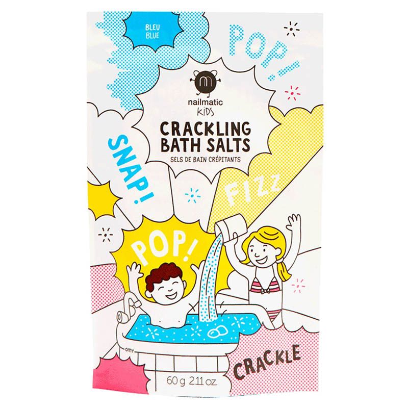 Nailmatic Kids Crackling Bath Salts - Blue 