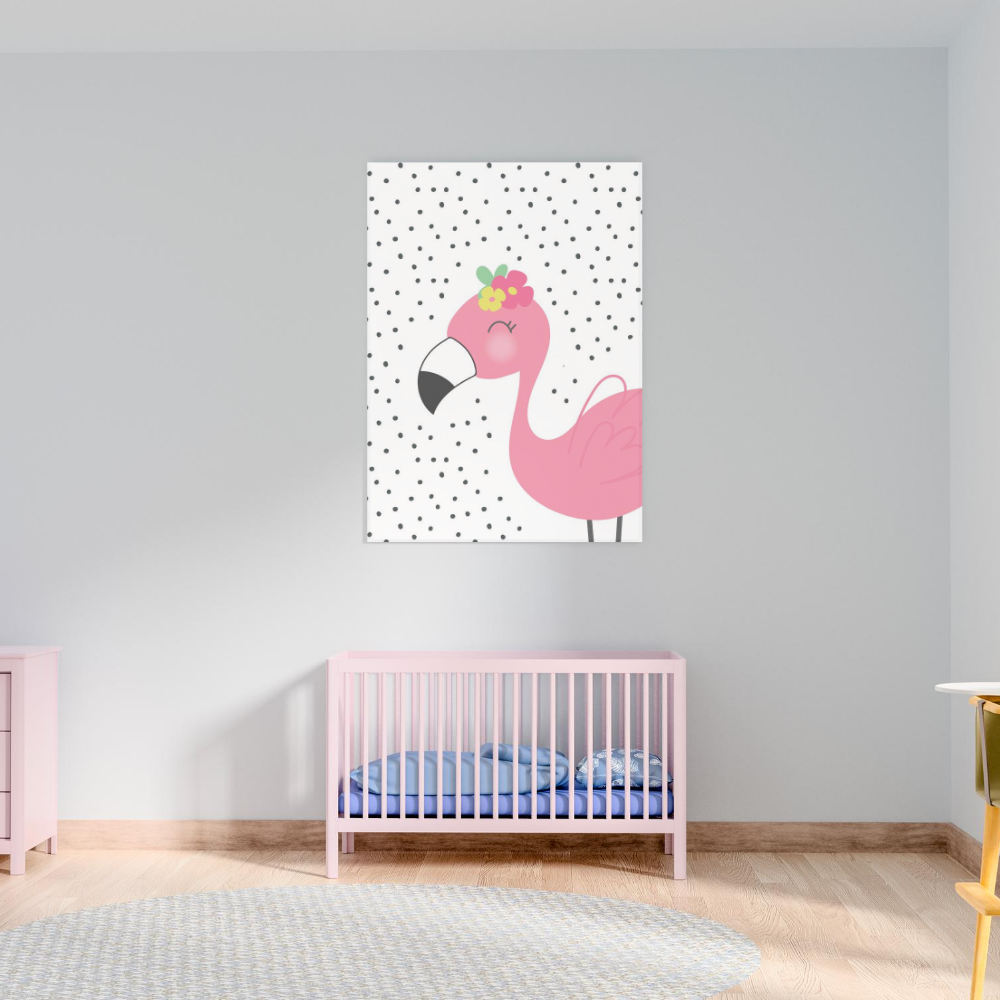 Paper Crew - Pink Flamingo Wall Art Print