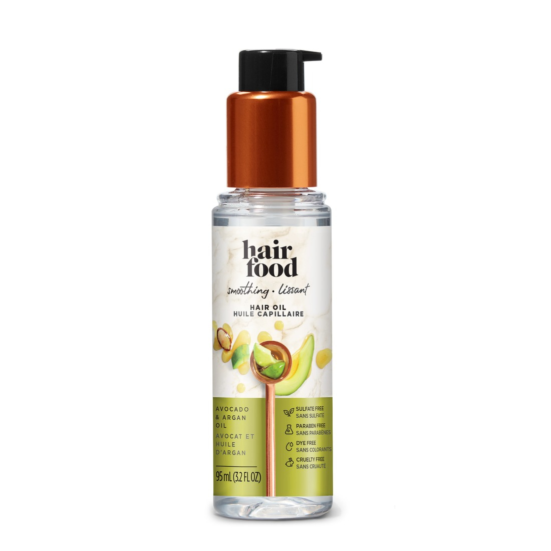 Hair Food - Smoothing Hair Oil w/ Argan Oil & Avocado 95ml